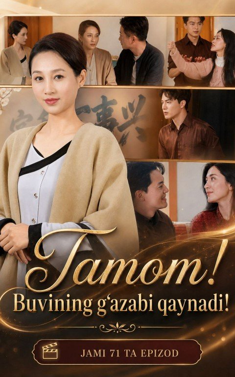Tamom buvining g'azabi qaynadi (uzbek tilida drama) 1-2-3-4-5-10-20-30-40-50-70-80-90 Qism Koreya seriali Barcha qismlar 2026 HD skachat