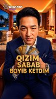 Qizim sabab boyib ketdim 1. 2. 5. 10. 20. 30. 50. 70. 90 Qism Koreya seriali Uzbek tilida Barcha qismlar 2026 HD skachat