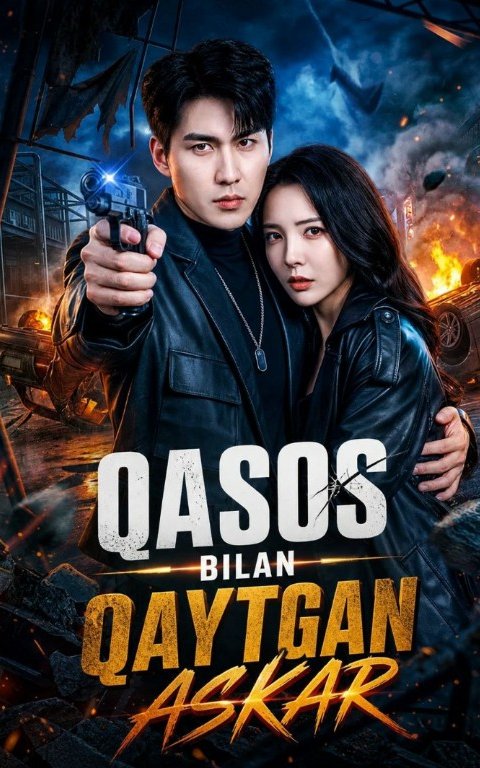Qasos bilan qaytgan askar 1-2-3-5-10-25-30-45-50-60-70-80 Qism drama Koreya seriali uzbek tilida Barcha qismlar 2026 HD skachat